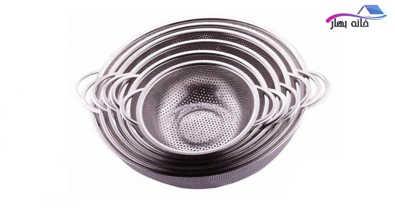آبکش استیل 6 تکه مدل پانچ